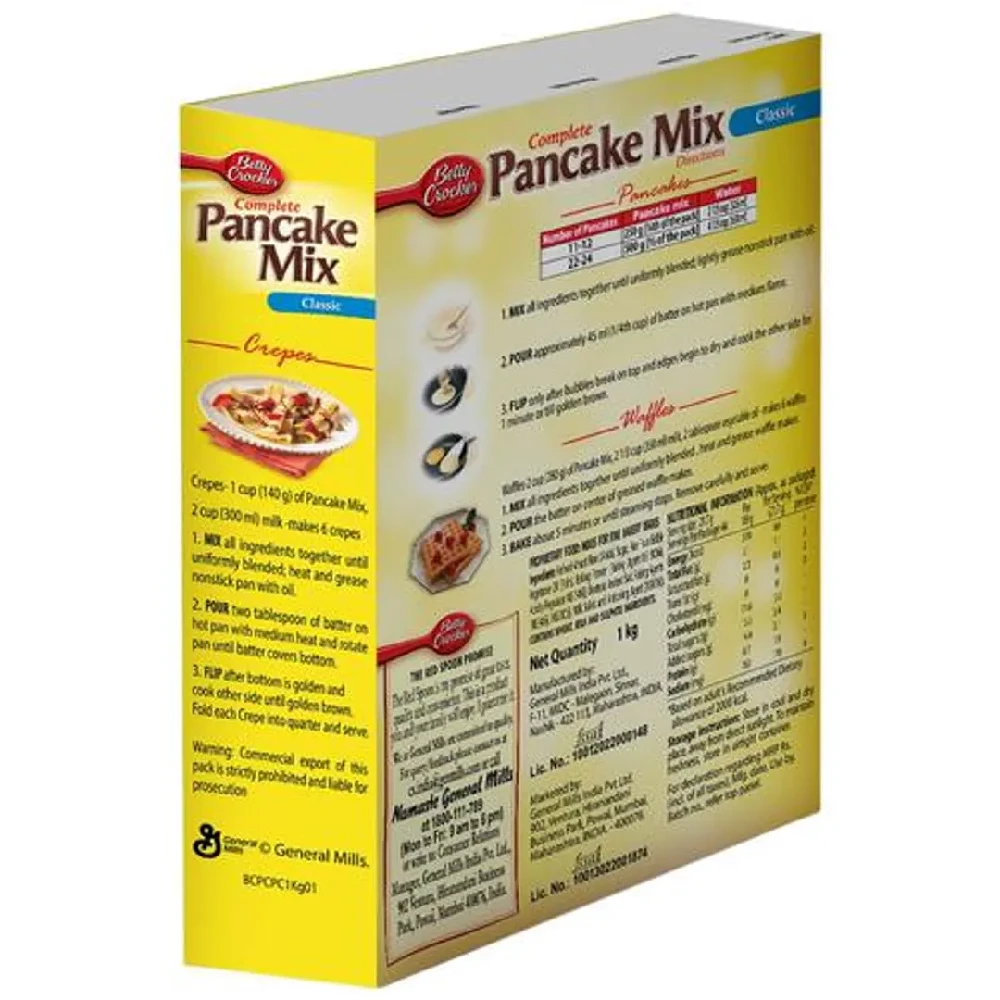 Betty Crocker Pancake Mix - Original, 1 kg-7.webp